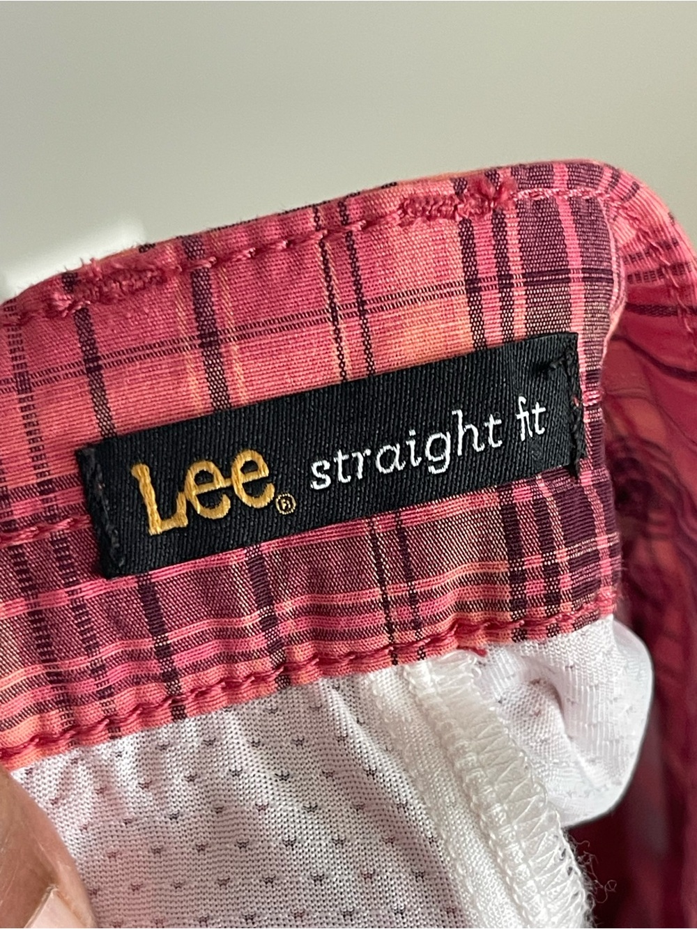 LEE Pink Plaid Straight Fit Golf Skort Sz 16 - Picture 9 of 10